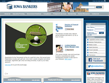 Tablet Screenshot of iowabankers.com